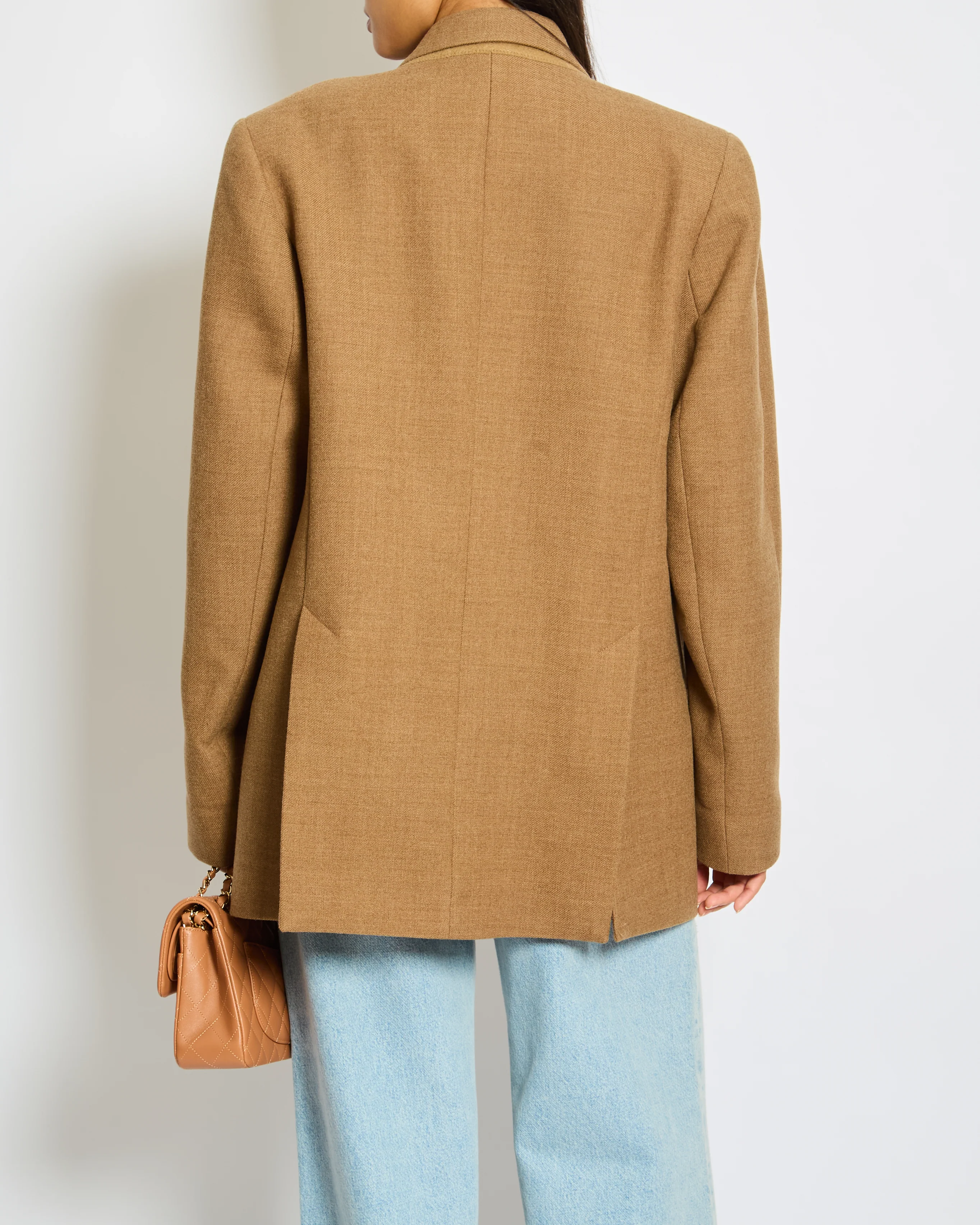 Toteme Brown Oversized Double-Breasted Blazer Size FR 36 (UK 8) - Image 5