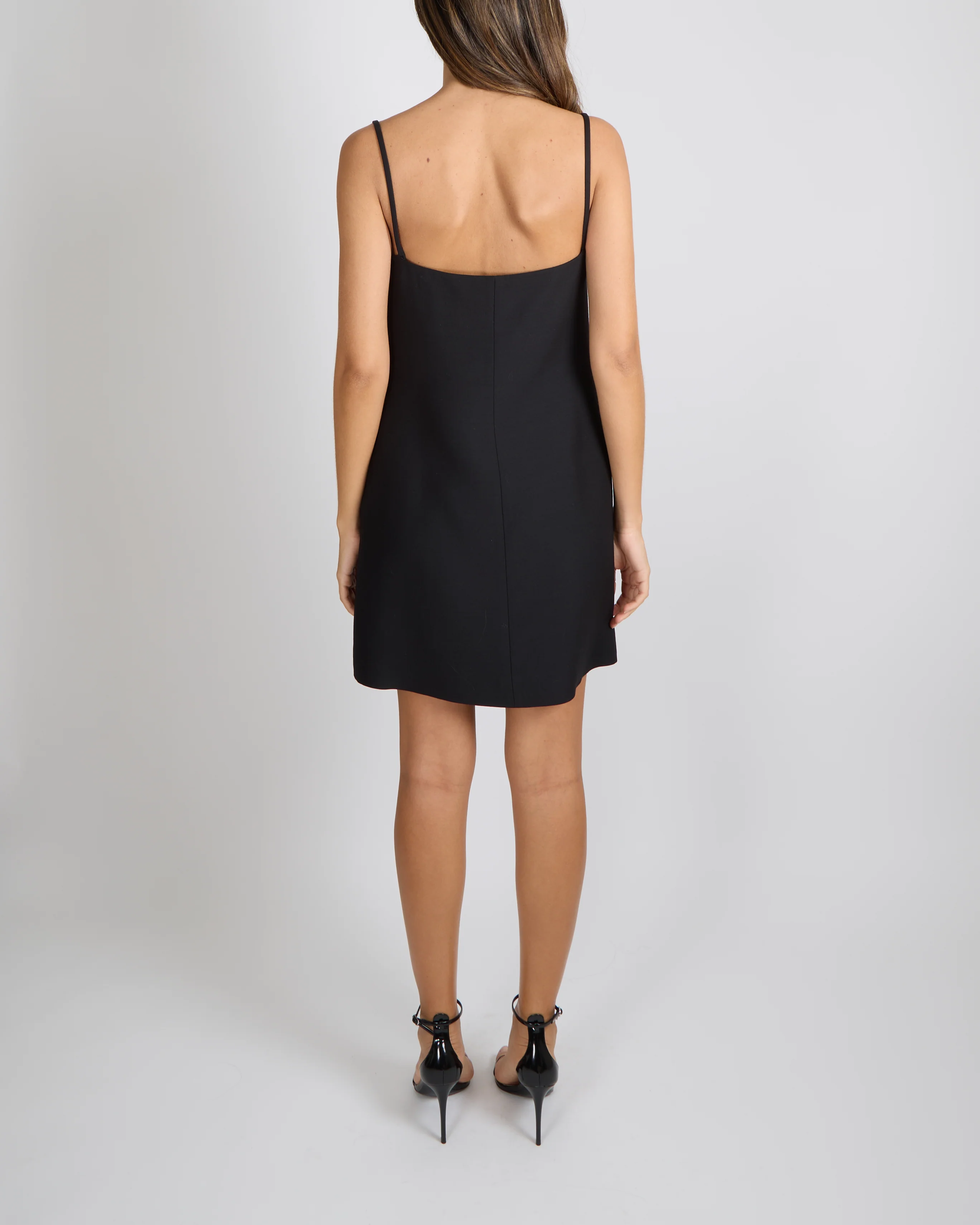 Valentino Black Mini Dress with Pink and Gold Sequin Embellishments Size IT 42 (UK 10) - Image 3