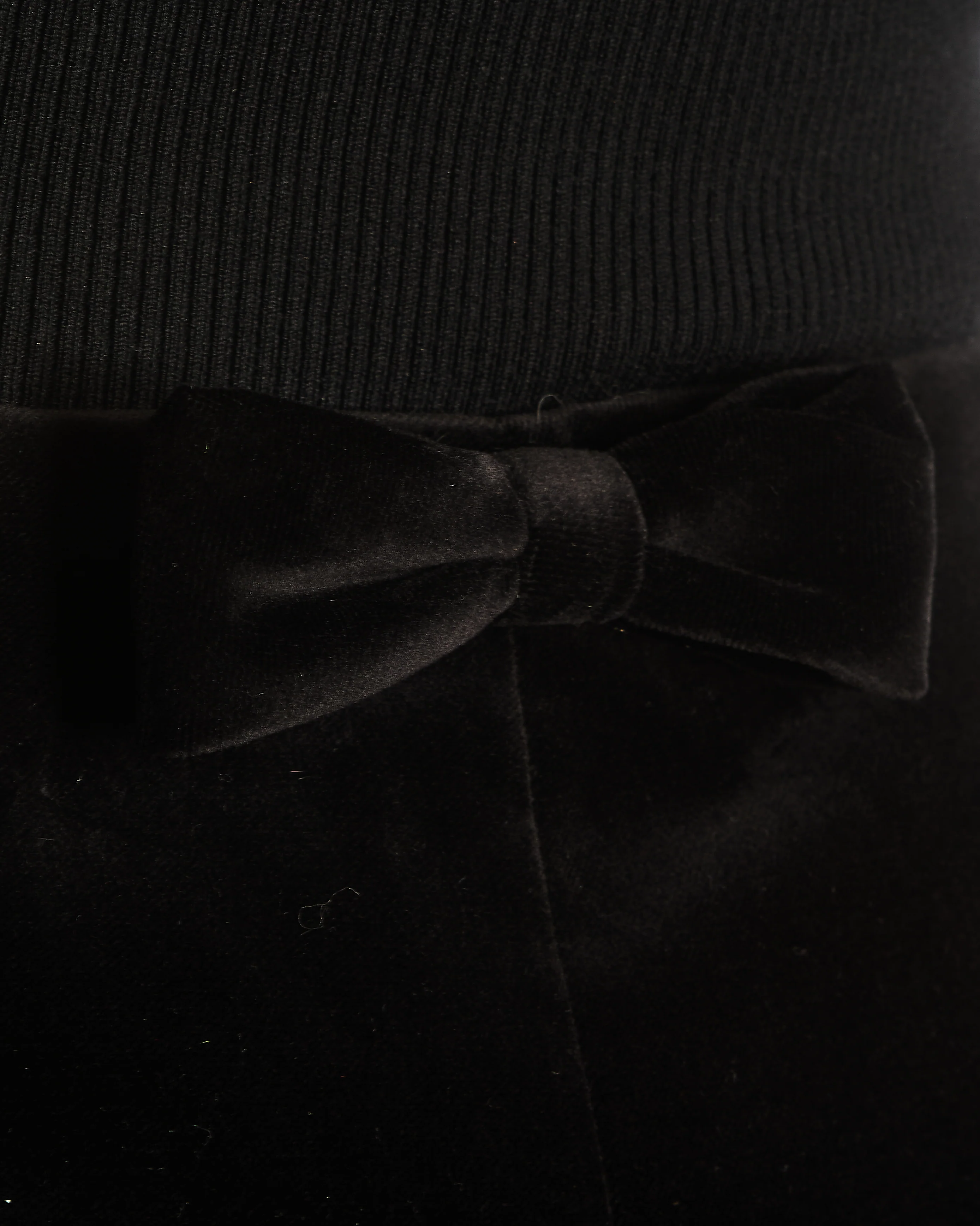 Valentino Black Mini Shorts with Bow Detail Size IT 42 (UK 10) - Image 4