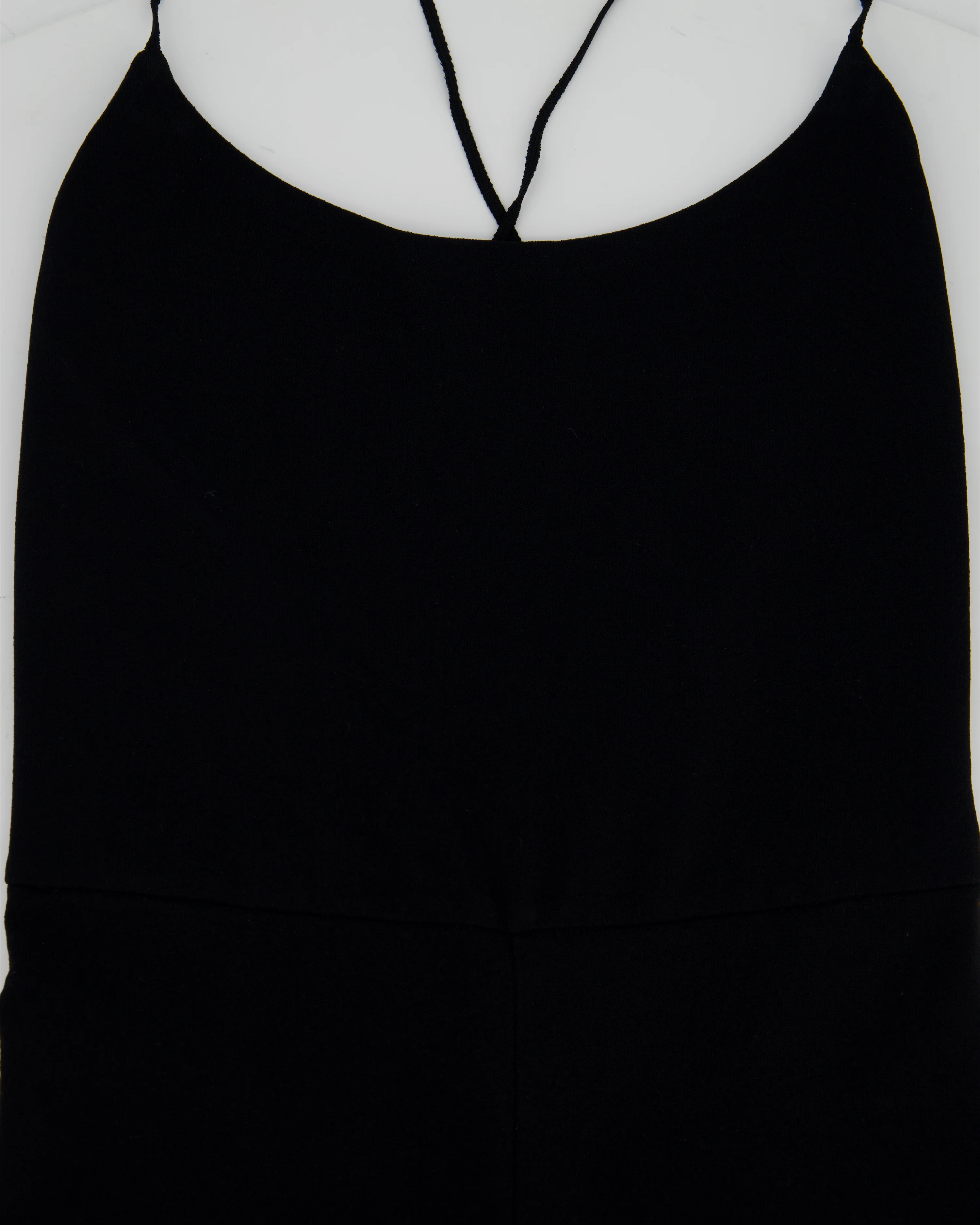 Valentino Black Spandex Spaghetti Strap Full Leg Bodysuit Size XS (UK 4) - Image 3