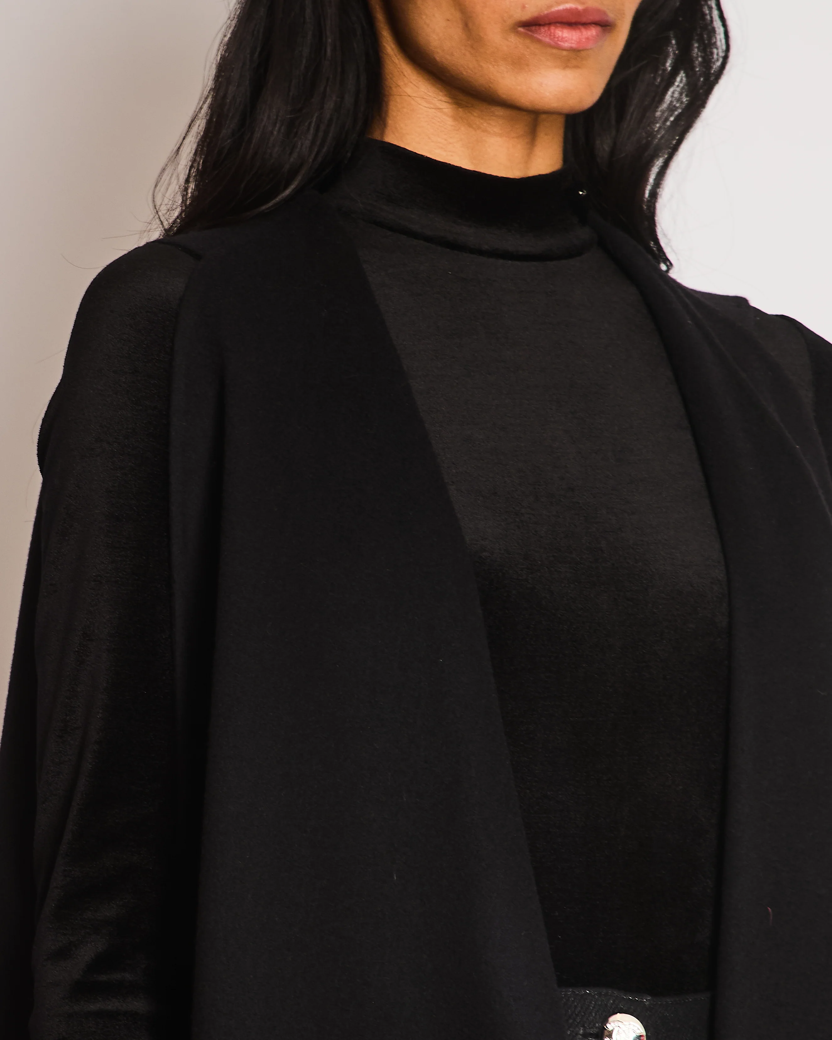 Valentino Black Wool Cape Size IT 38 (UK 6) - Image 3