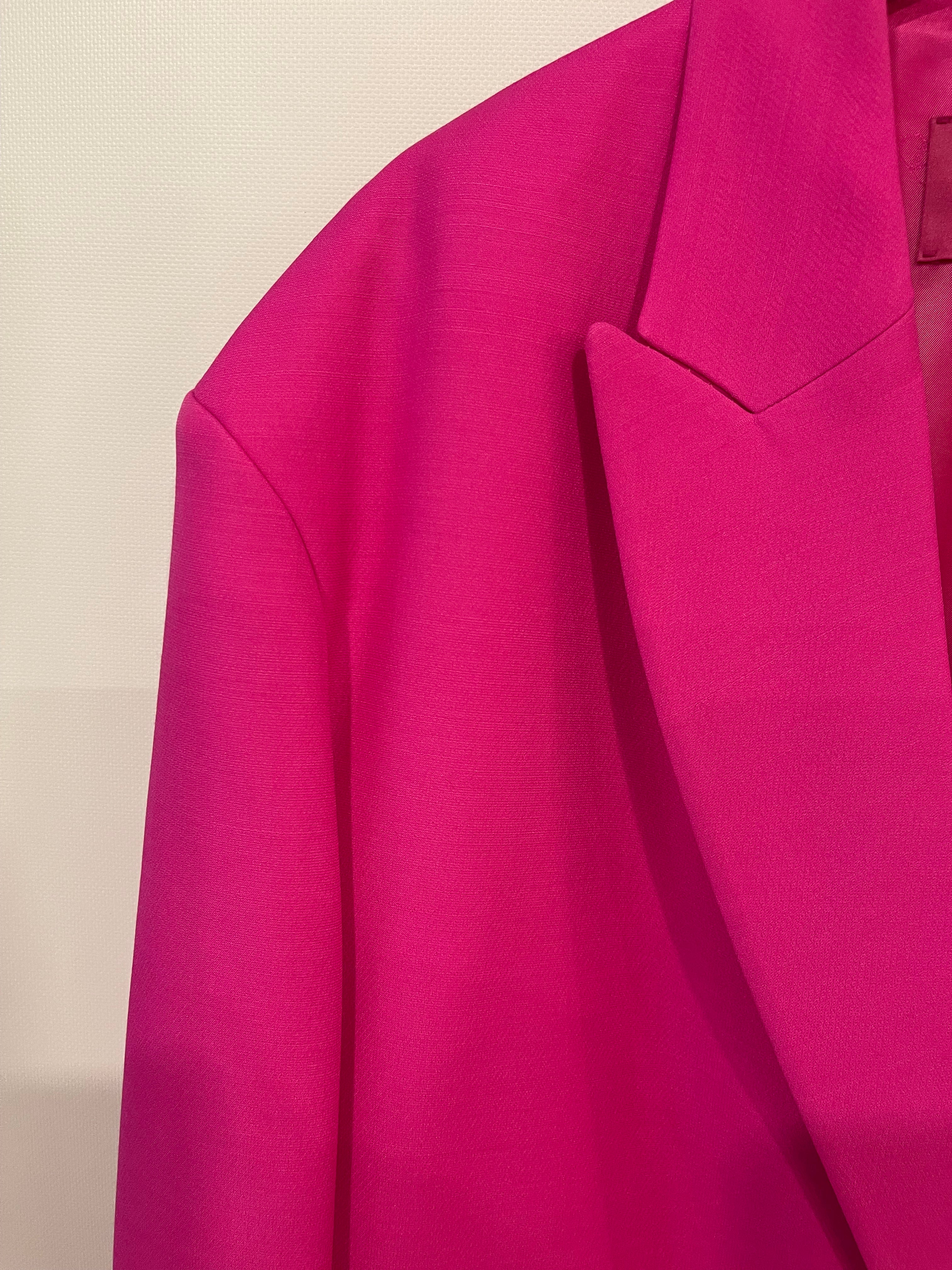 Valentino Hot Pink Blazer Jacket and Matching Trousers Set Size IT 42 (UK 10) - Image 11