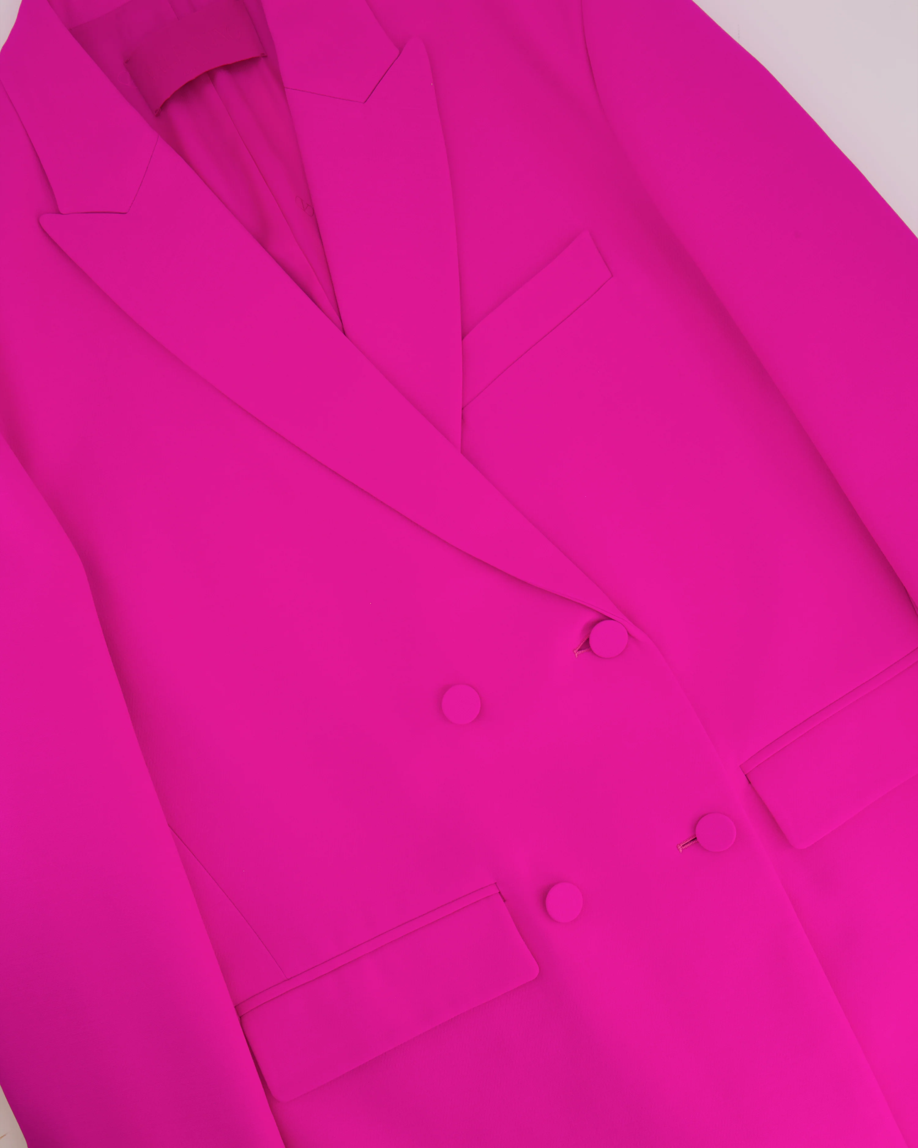 Valentino Hot Pink Blazer Jacket and Matching Trousers Set Size IT 42 (UK 10) - Image 6