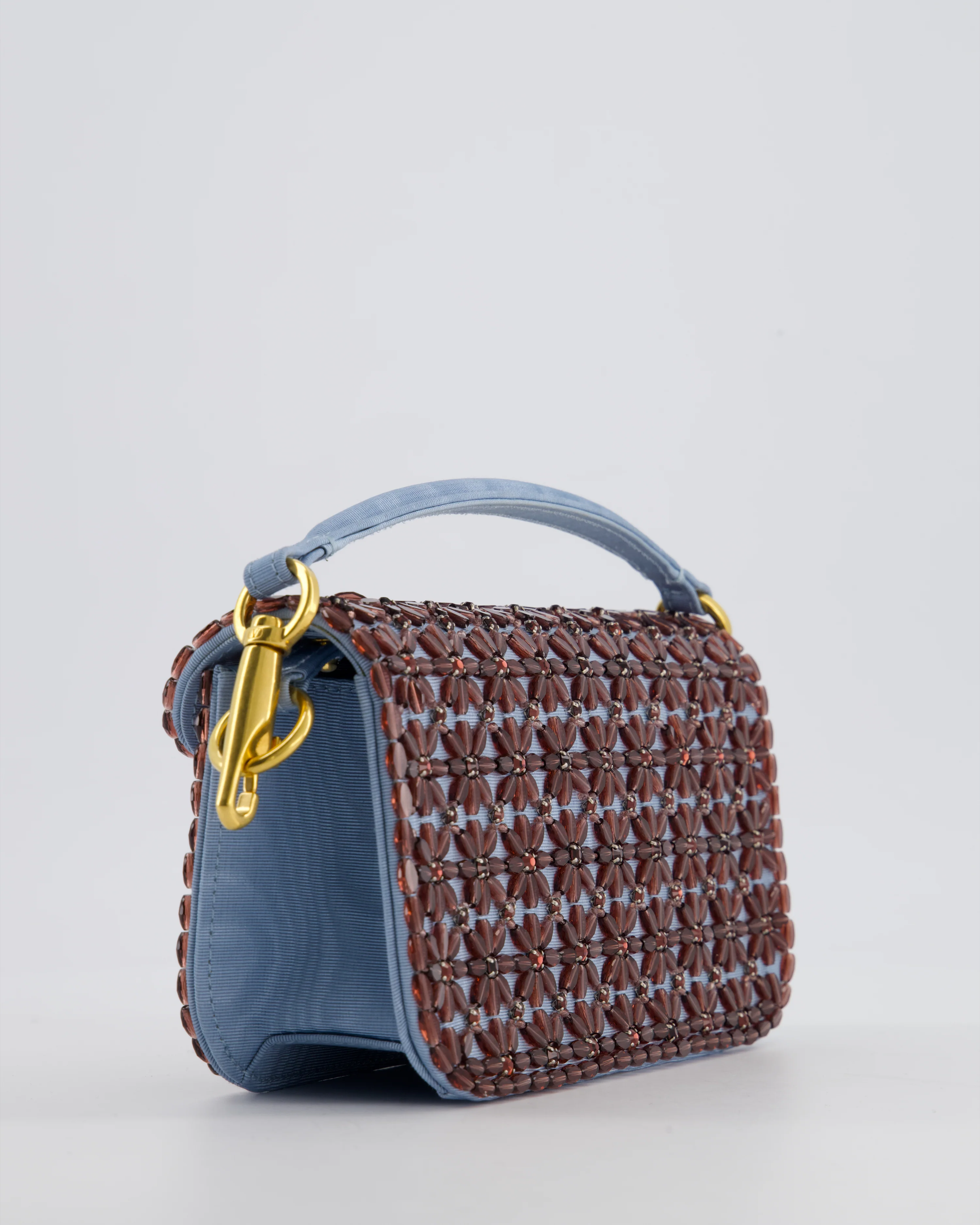 Valentino Multi Small Embroidered Loco Shoulder Bag with Gold tone Hardware RRP £3250 - Image 14