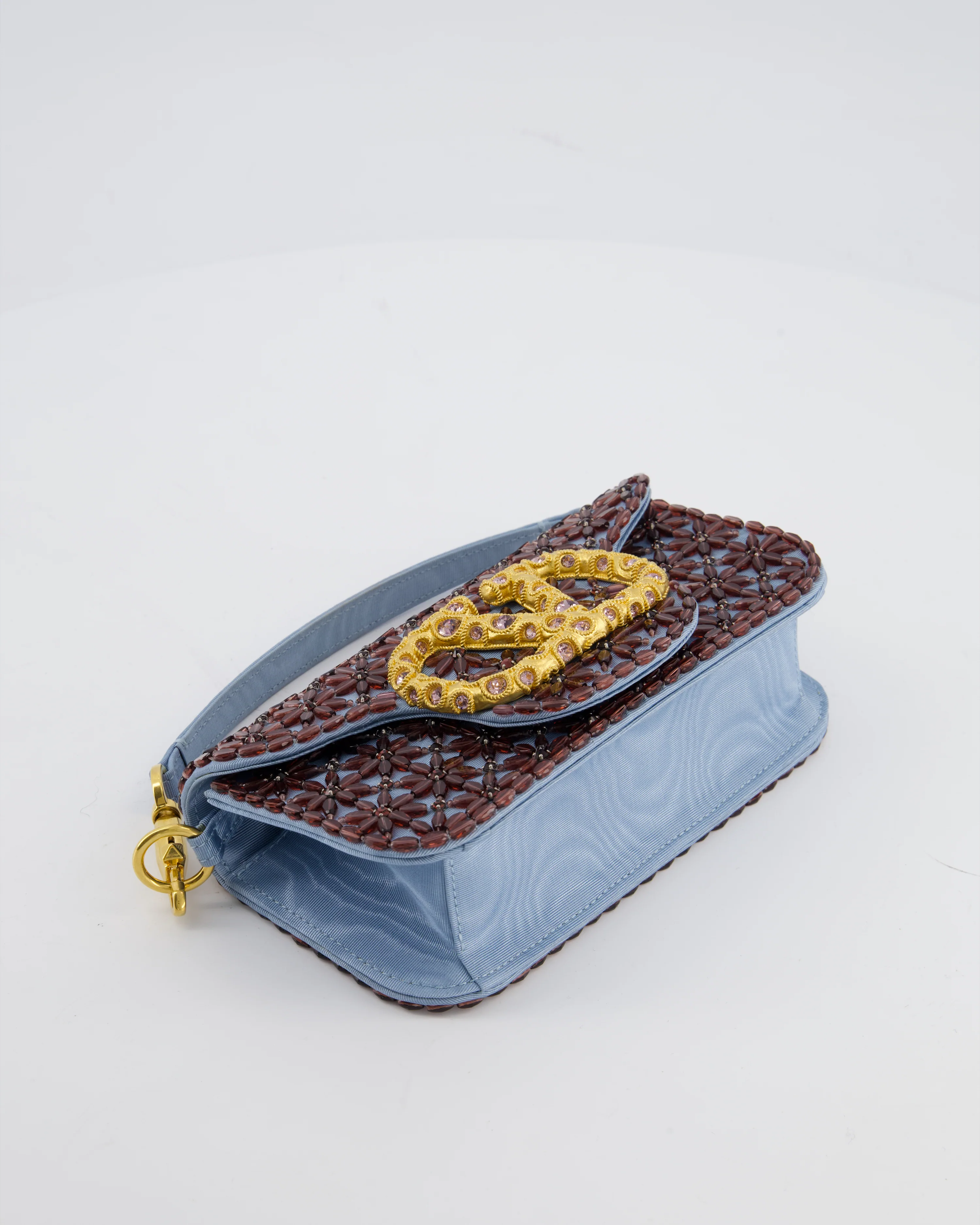 Valentino Multi Small Embroidered Loco Shoulder Bag with Gold tone Hardware RRP £3250 - Image 18