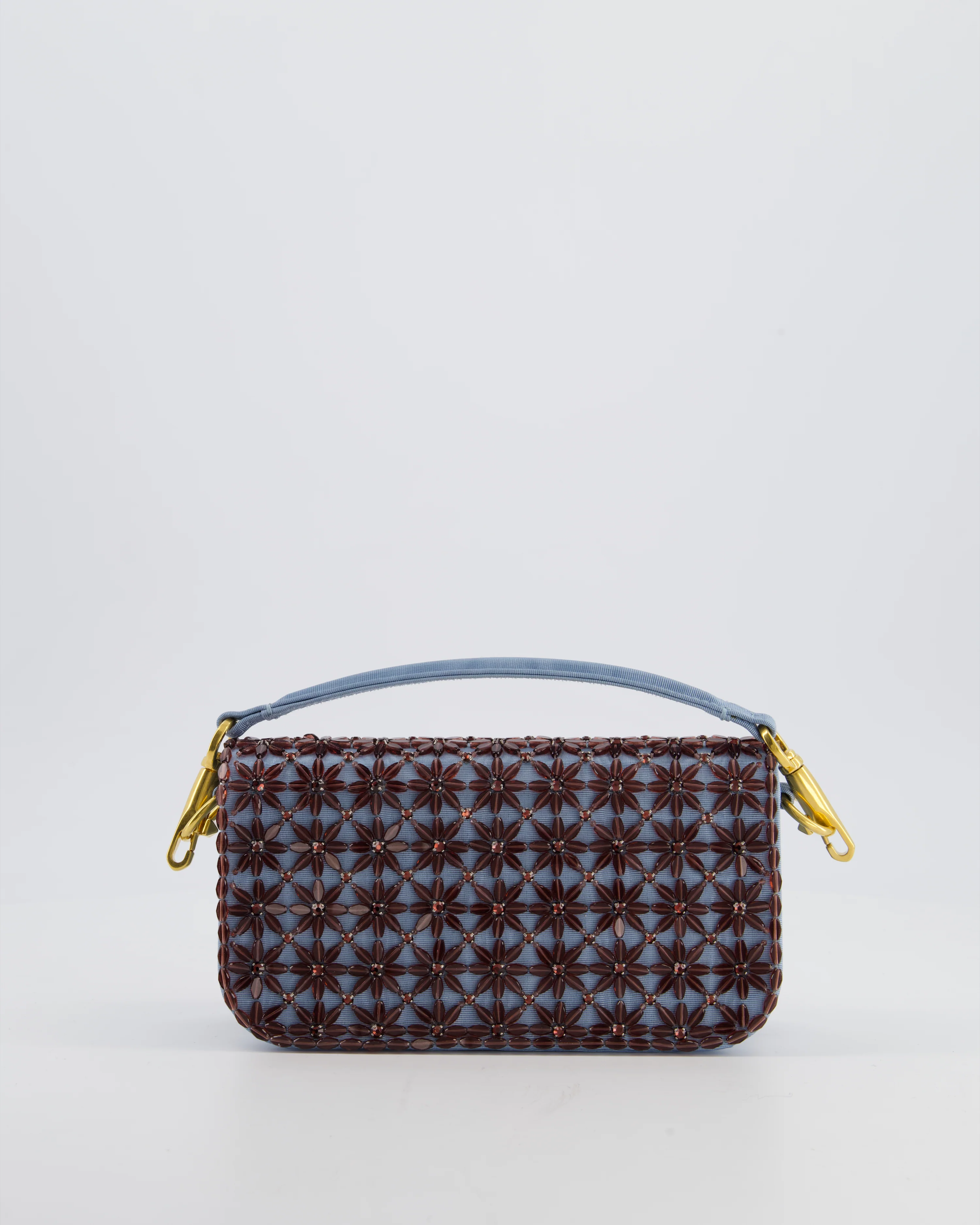 Valentino Multi Small Embroidered Loco Shoulder Bag with Gold tone Hardware RRP £3250 - Image 7