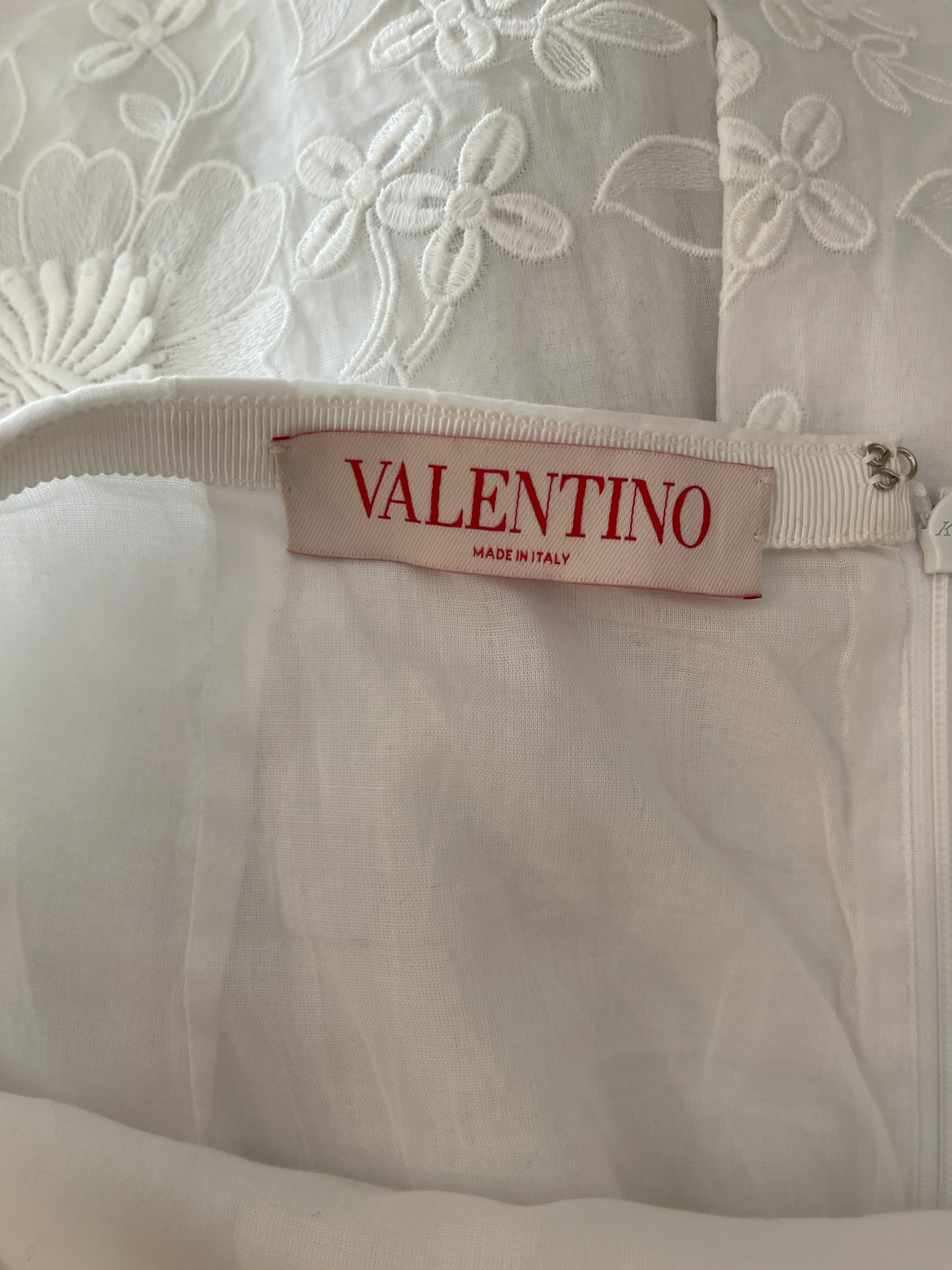 Valentino White Floral Embroidered Maxi Skirt Size IT 42 (UK 10) RRP £2,800 - Image 14