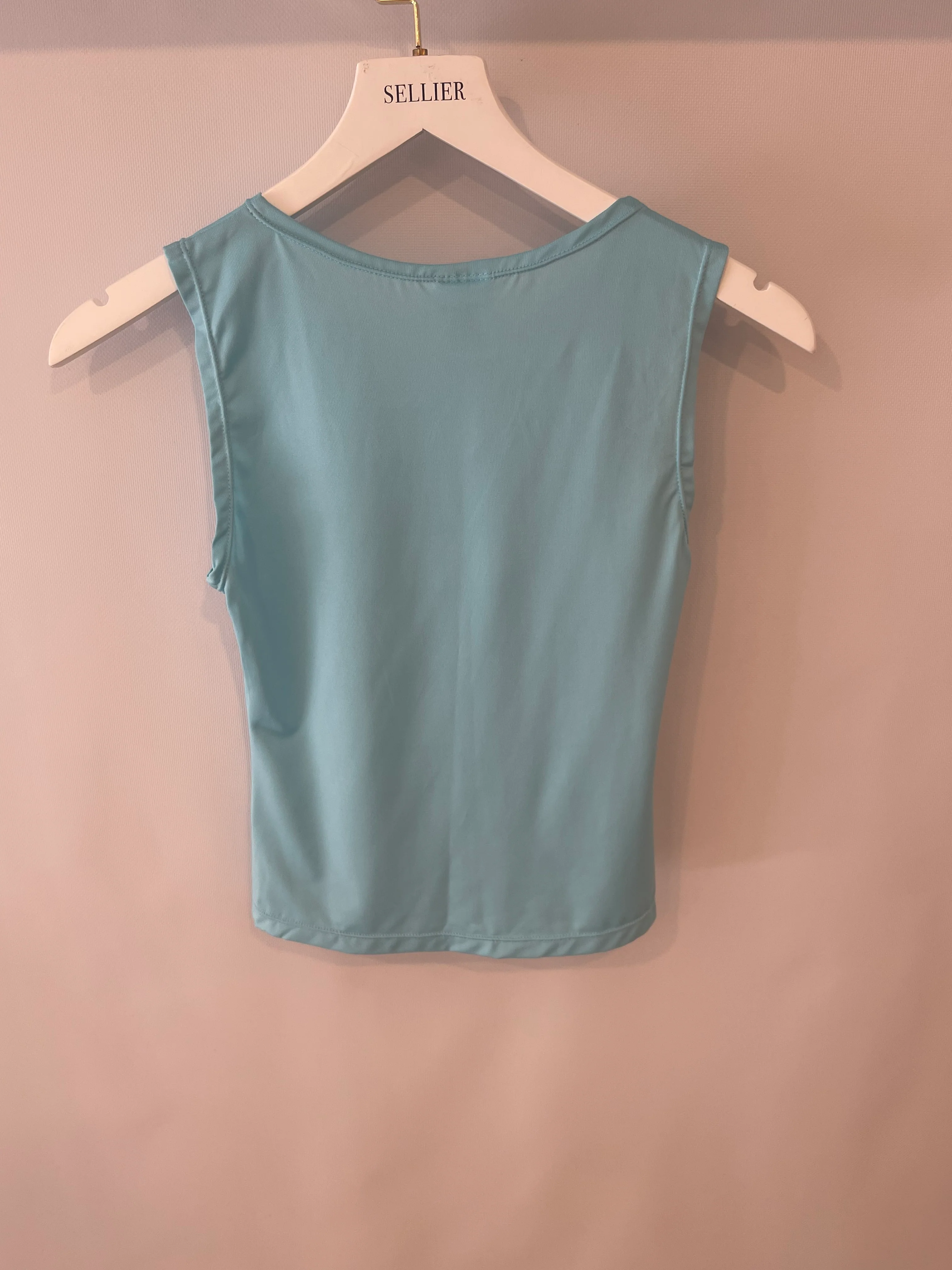 VDM Light Blue Top and Midi Skirt Set Size S (UK 8) - Image 9