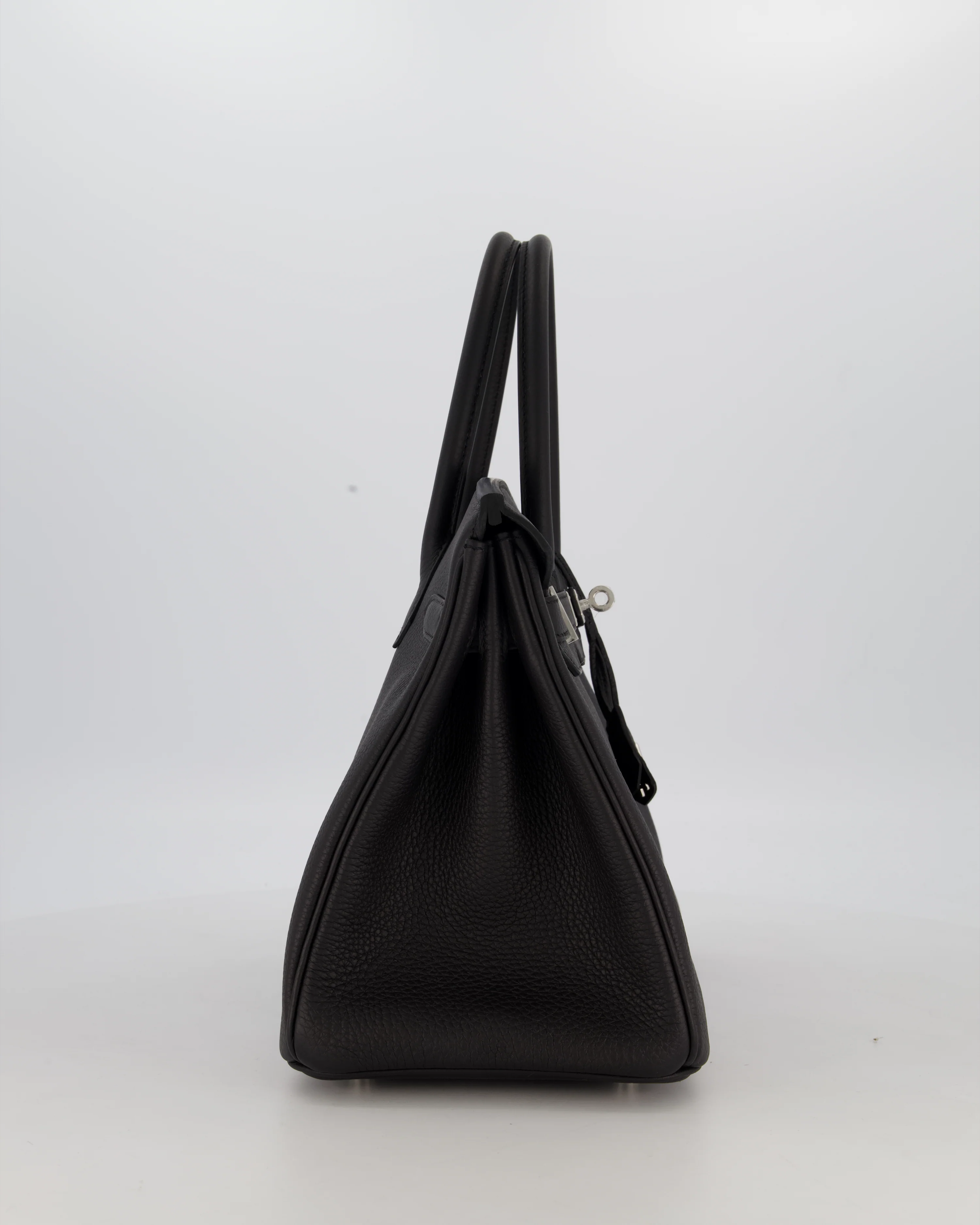 *VERY RARE* Hermès Birkin 30 Retourne Bag in Noir Togo Leather with Palladium Hardware - Image 4