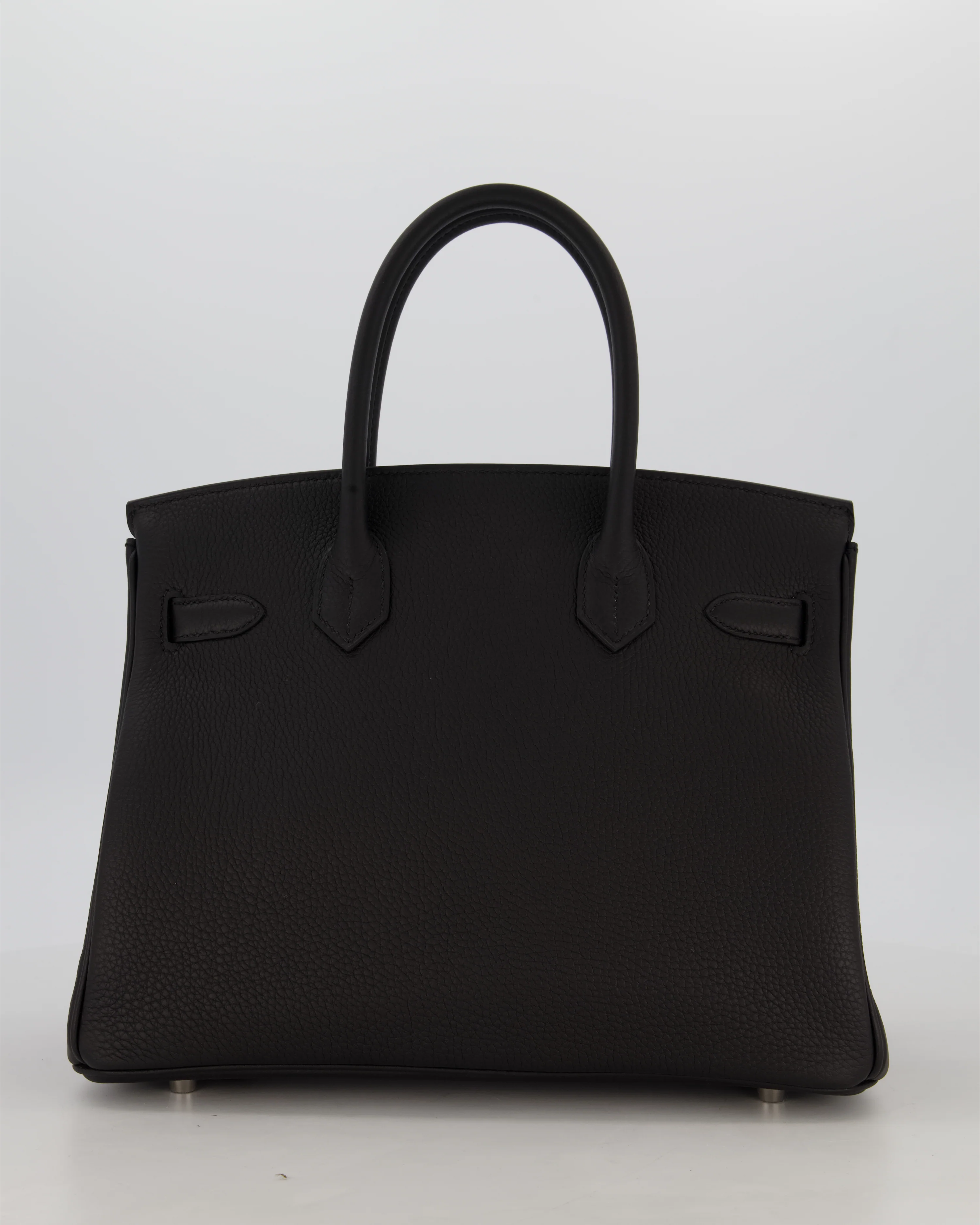 *VERY RARE* Hermès Birkin 30 Retourne Bag in Noir Togo Leather with Palladium Hardware - Image 6