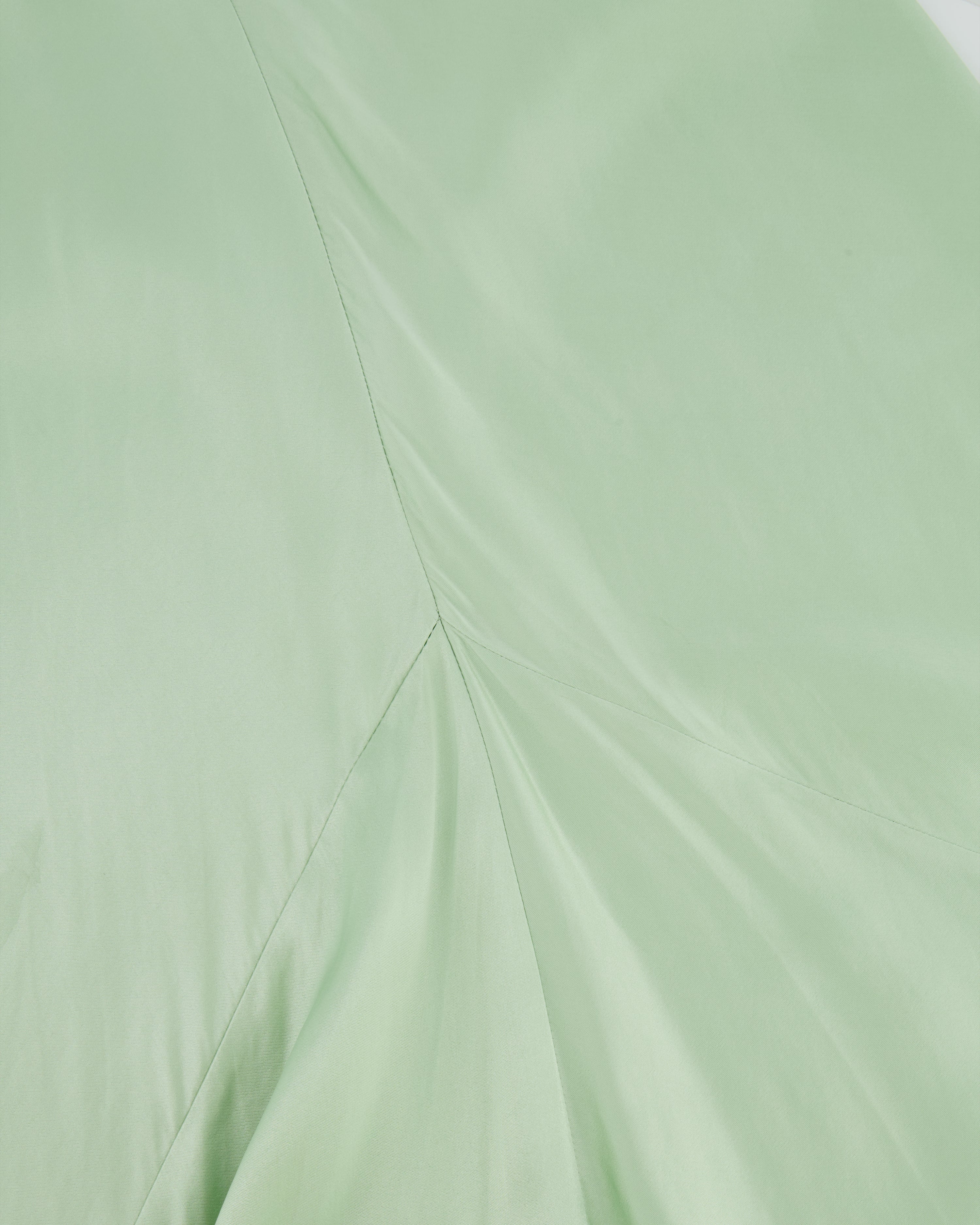 Victoria Beckham Pastel Green Silky Sleeveless Maxi Dress Size UK 12 - Image 5