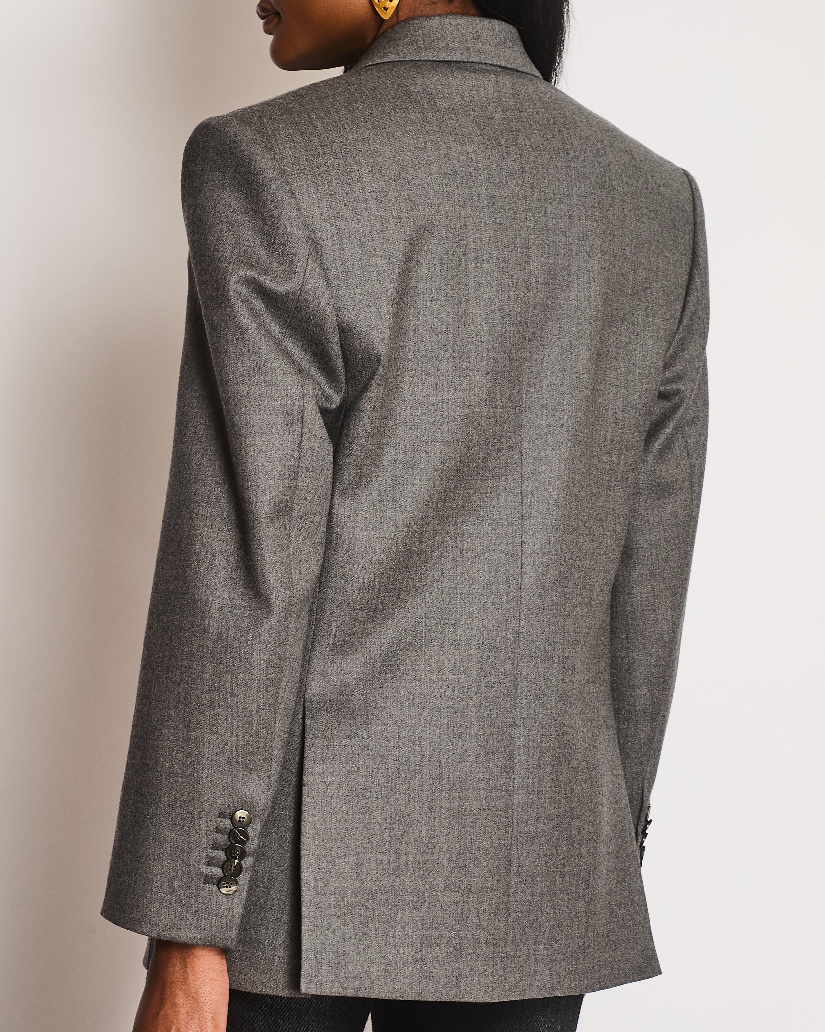Wardrobe NYC Grey Two-Piece Waistcoat and Blazer Set Size S/M (UK 8/10) - Image 10