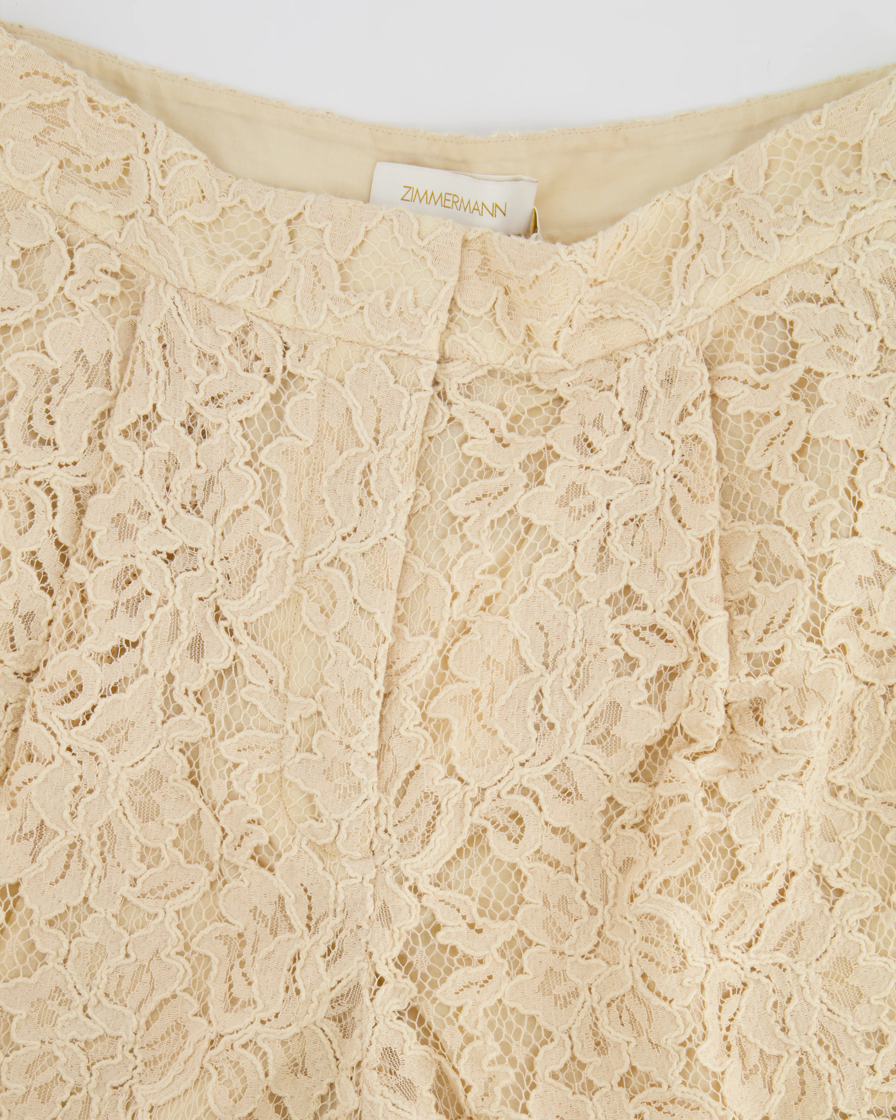 Zimmermann Beige Lace Natura Shirt and Trousers Set Size 2 (UK 10/12) RRP £1,200 - Image 14
