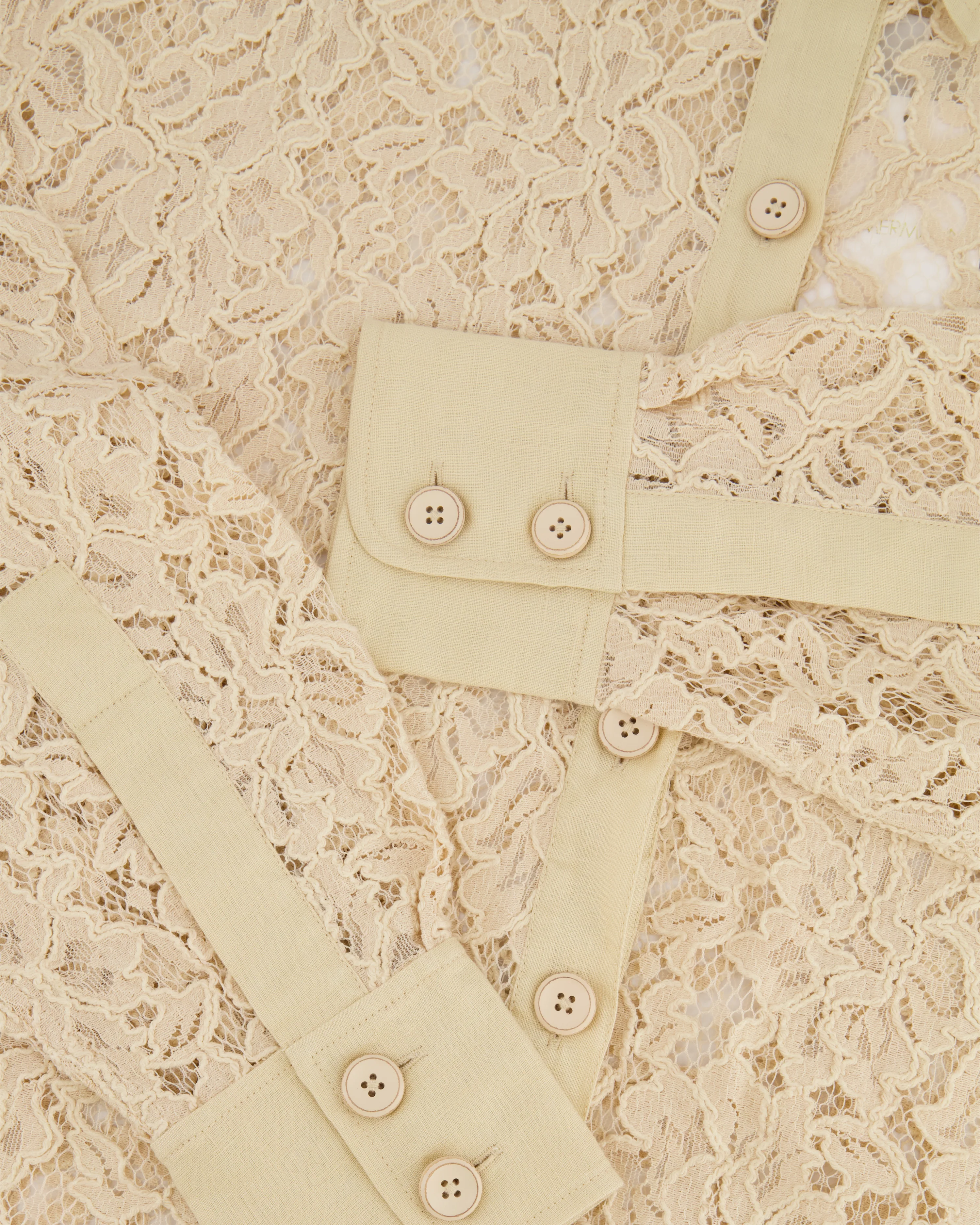 Zimmermann Beige Lace Natura Shirt and Trousers Set Size 2 (UK 10/12) RRP £1,200 - Image 15