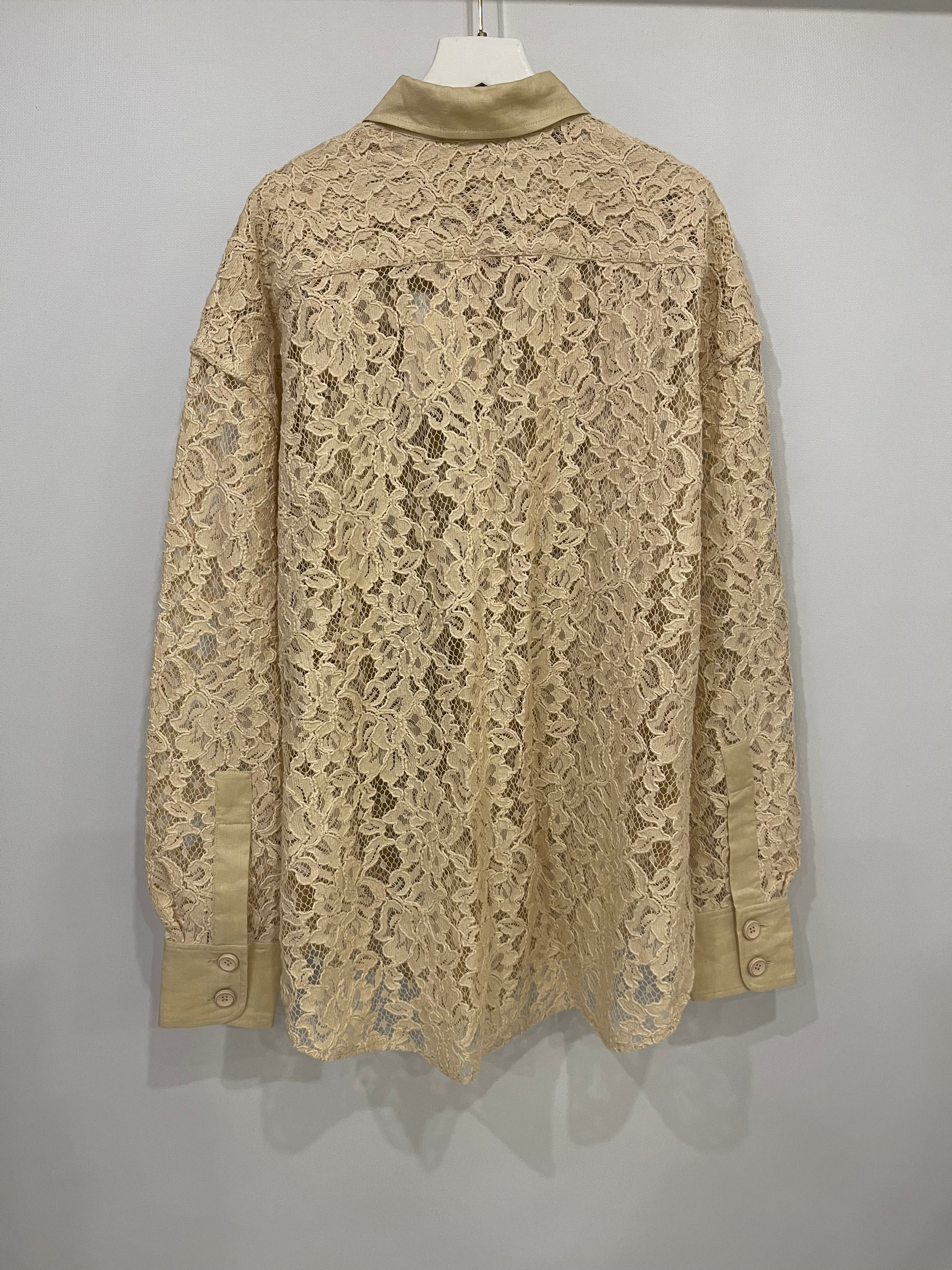 Zimmermann Beige Lace Natura Shirt and Trousers Set Size 2 (UK 10/12) RRP £1,200 - Image 18