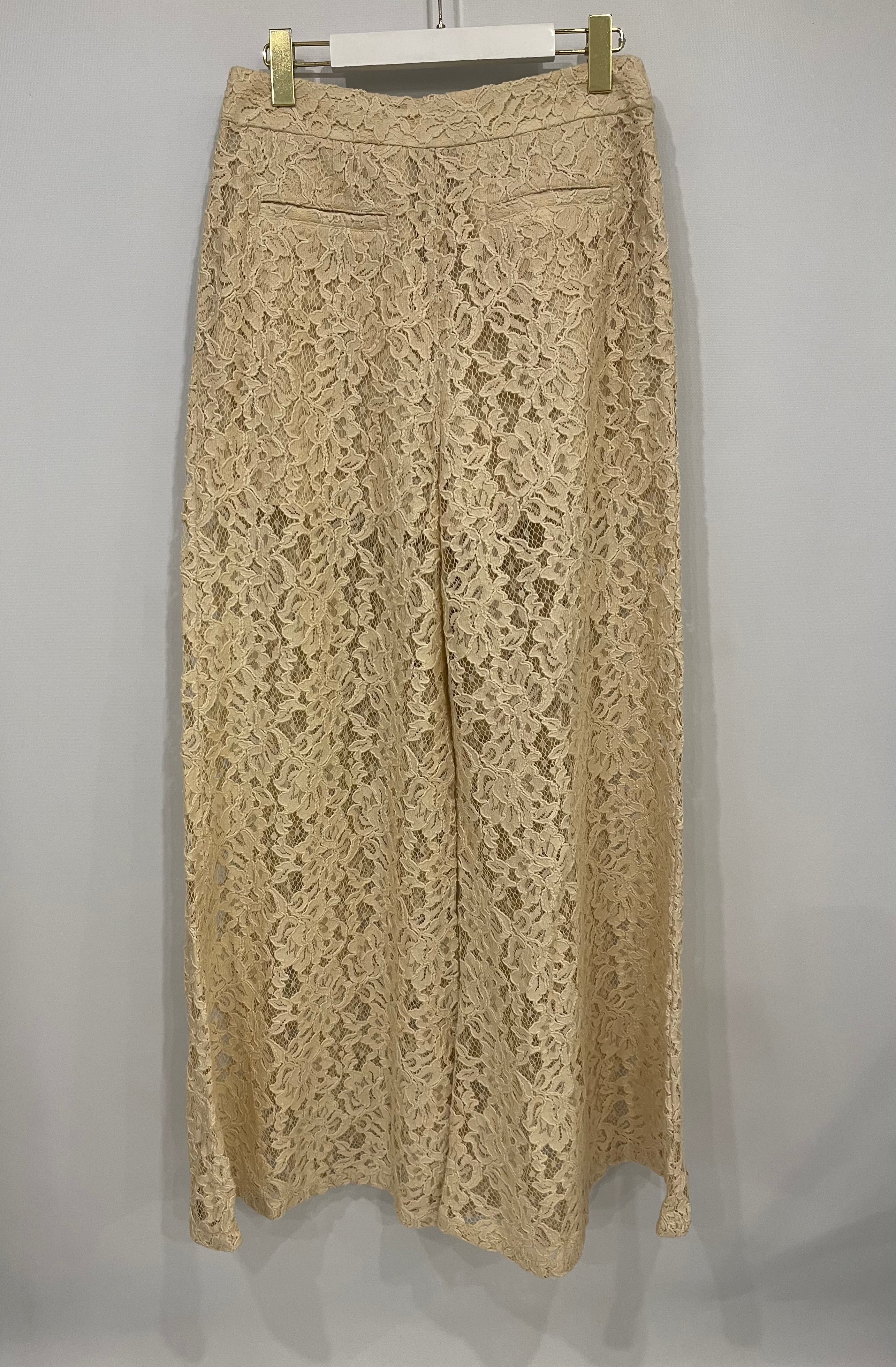 Zimmermann Beige Lace Natura Shirt and Trousers Set Size 2 (UK 10/12) RRP £1,200 - Image 23