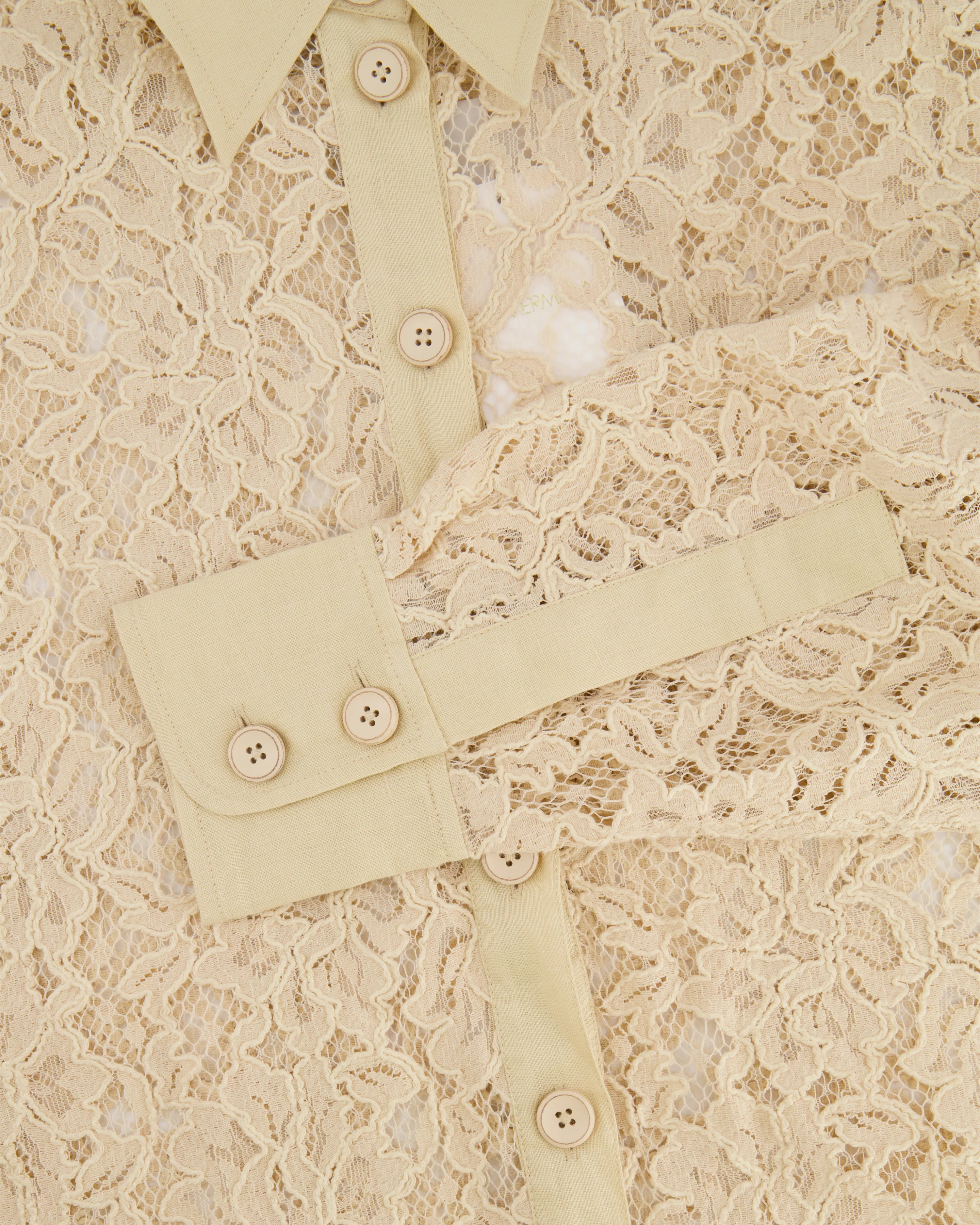 Zimmermann Beige Lace Natura Shirt and Trousers Set Size 2 (UK 10/12) RRP £1,200 - Image 9