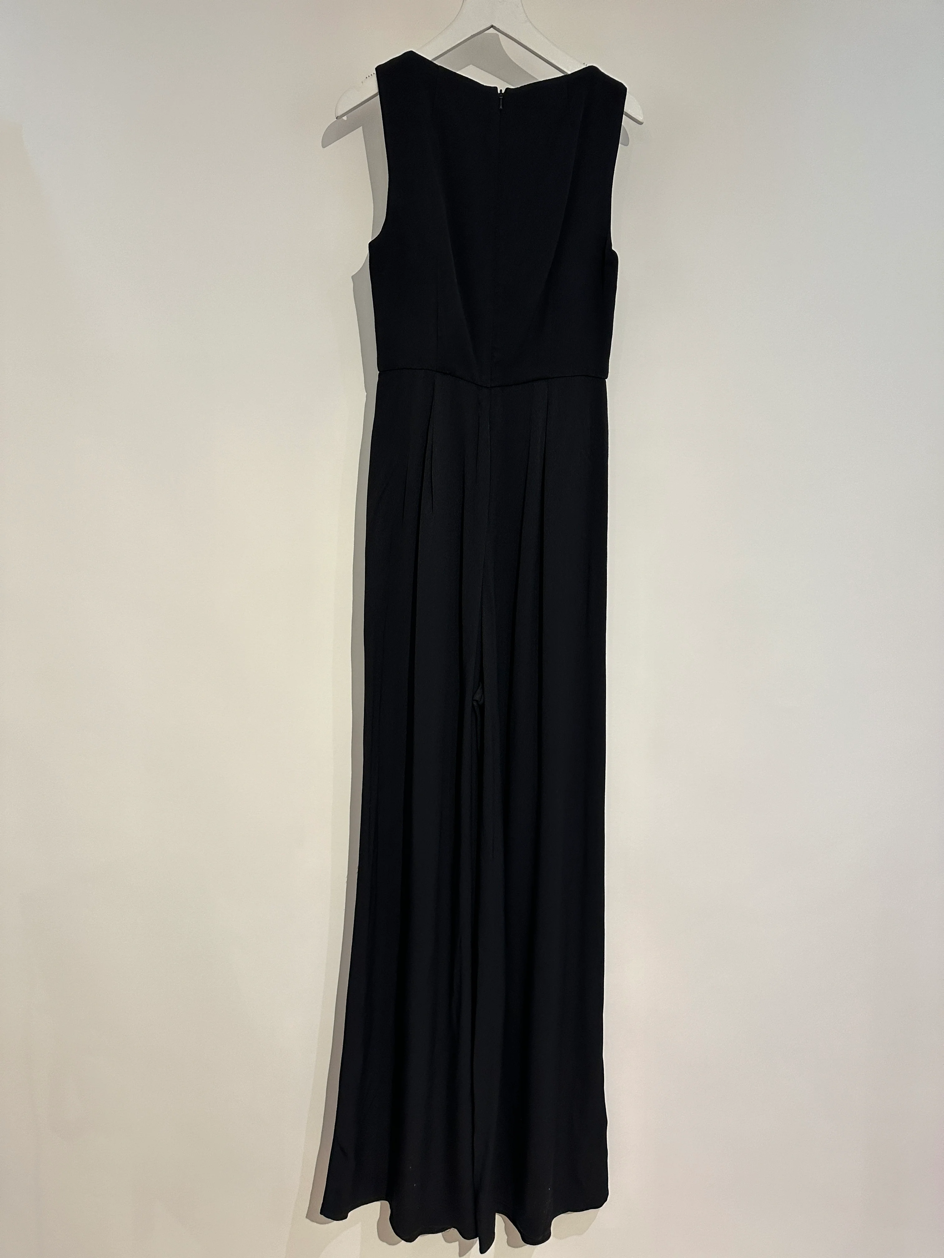 Zimmermann Black Jumpsuit with Ruched Detail Size 0 (UK 8) - Image 6