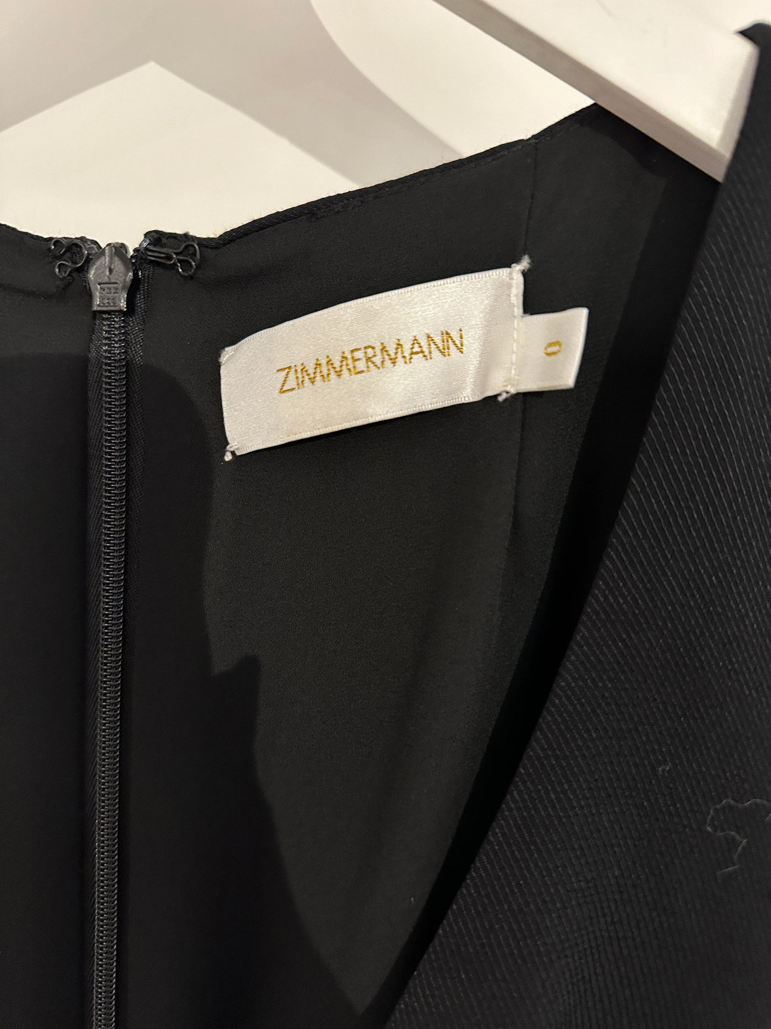 Zimmermann Black Jumpsuit with Ruched Detail Size 0 (UK 8) - Image 8