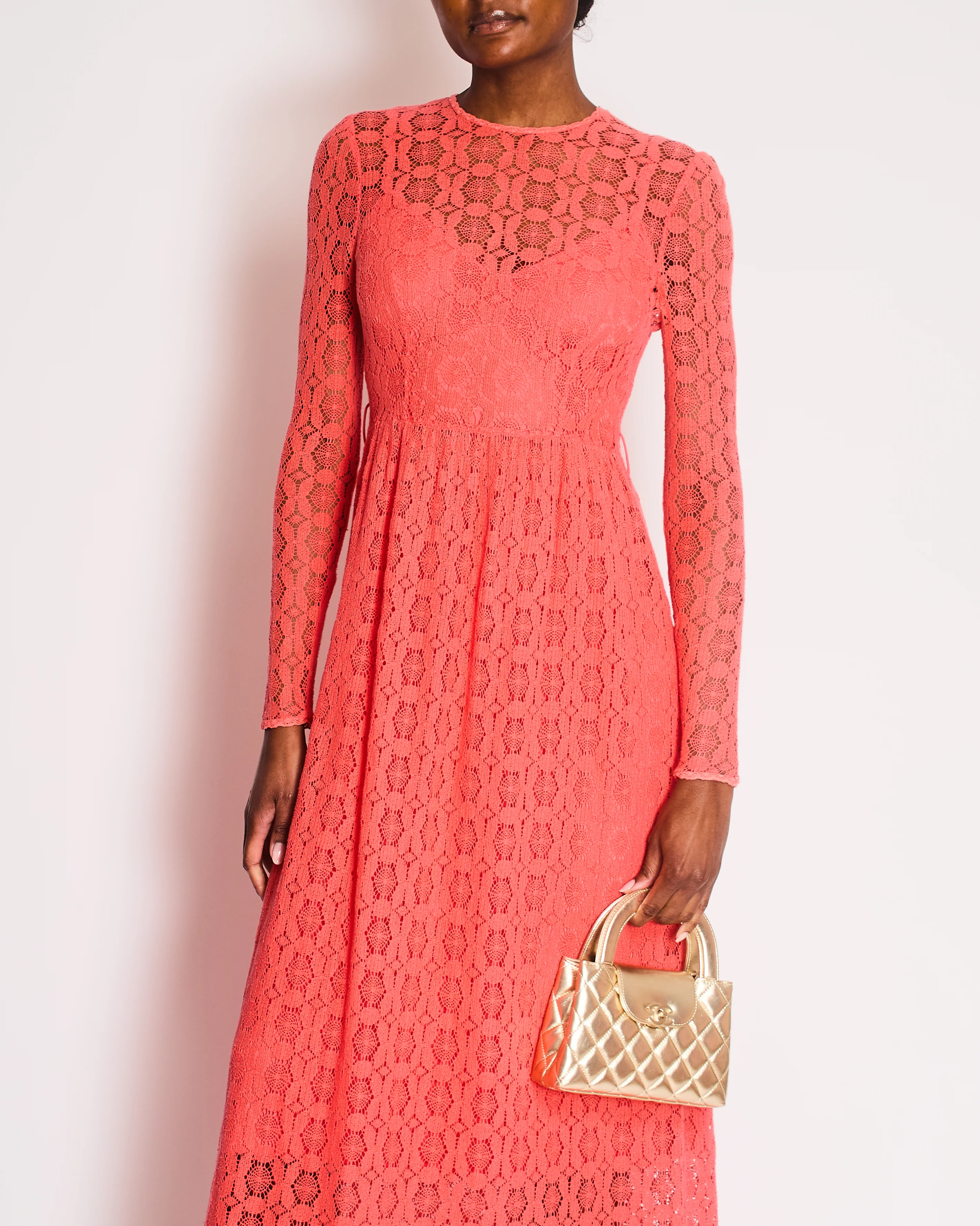 Zimmermann Coral Crochet Maxi Dress Size 2 (UK 12) - Image 2