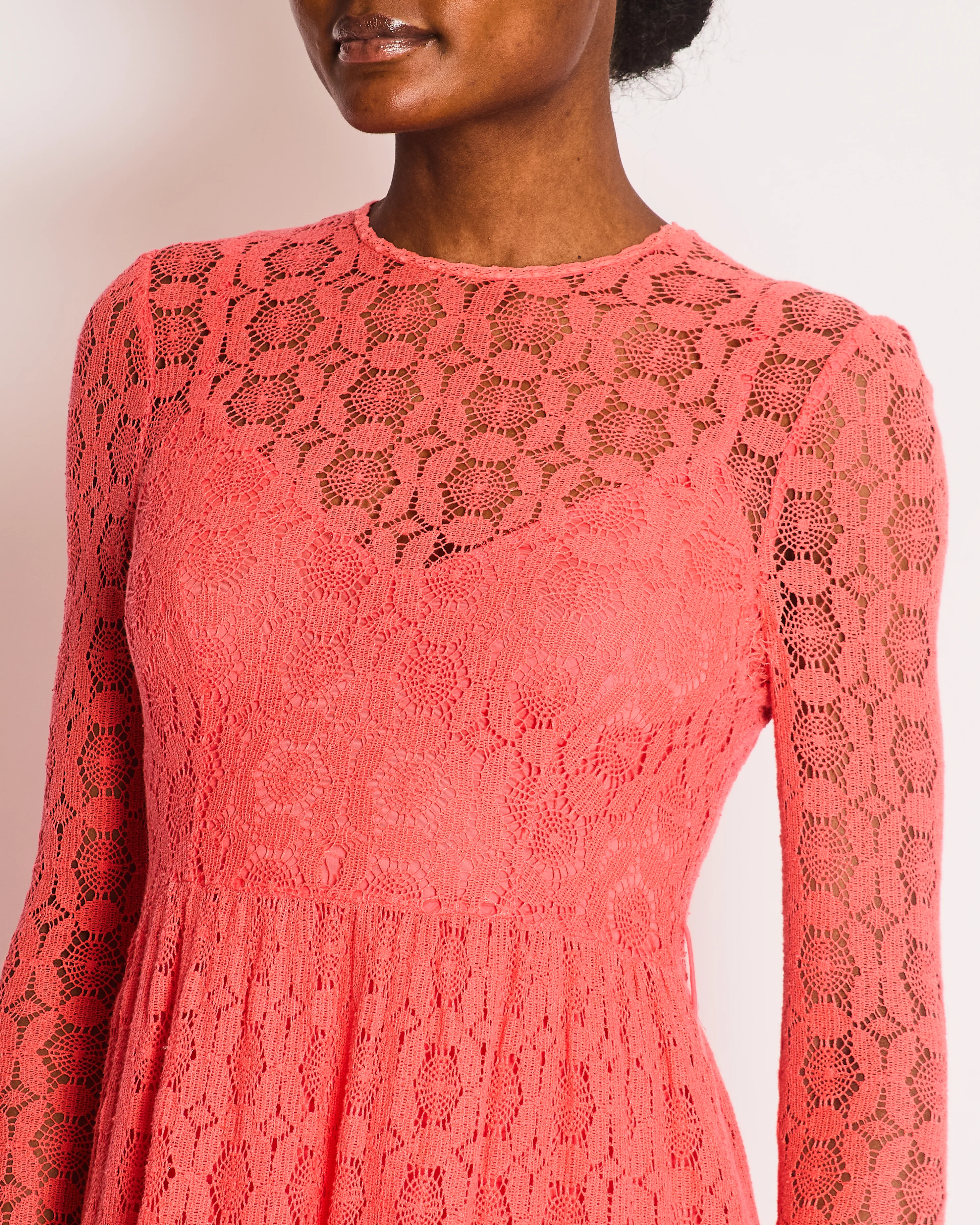 Zimmermann Coral Crochet Maxi Dress Size 2 (UK 12) - Image 3